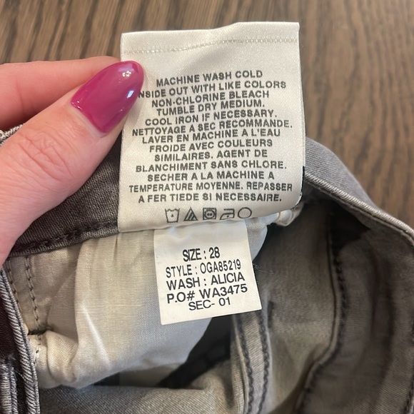 Joes Jeans Micro Flare Skinny Size 28 Gray - Wash Alicia - Picture 12 of 12